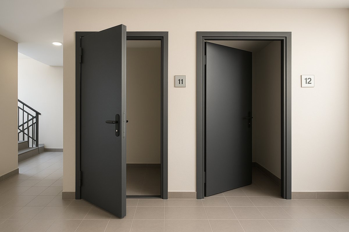 Куда должна открываться дверь в квартиру: нормы, безопасность и удобство